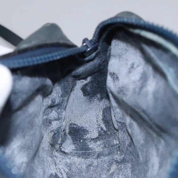 GUCCI GG Supreme Sherry Line Shoulder Bag PVC Leather Navy Red - Picture 13 of 15